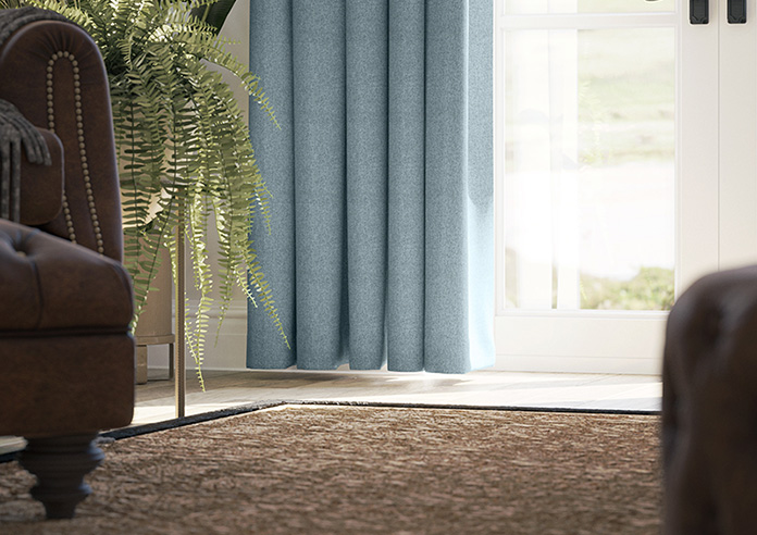 Roslin (Blackout), Tranquil Blue - Made to Measure Curtains - Image 5